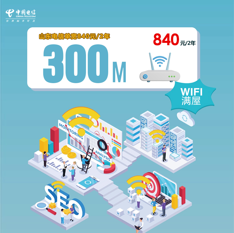  172号卡分销系统-山东电信单宽300M840元/2年-172号卡推荐码77777777